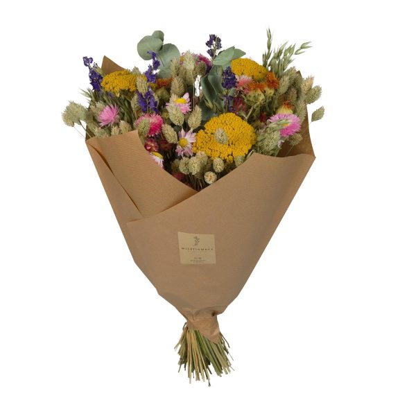 Classic droogbloemen boeket multi ↨60cm-øcm