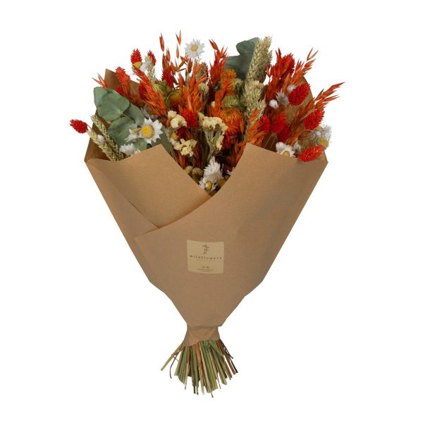 Droogbloemen – Classic Bouquet – Orange – ↕60cm
