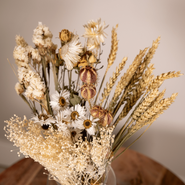 Droogbloemen Field Bouquet Natural - Ø15cm - ↕35cm - Afbeelding 3