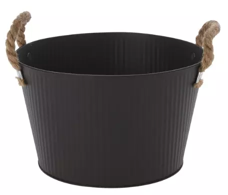 BLOEMPOT 15CM ZWART