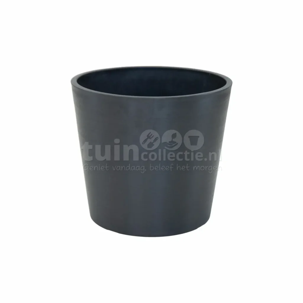 Bloempot Ecostone Zwart Ø26cm