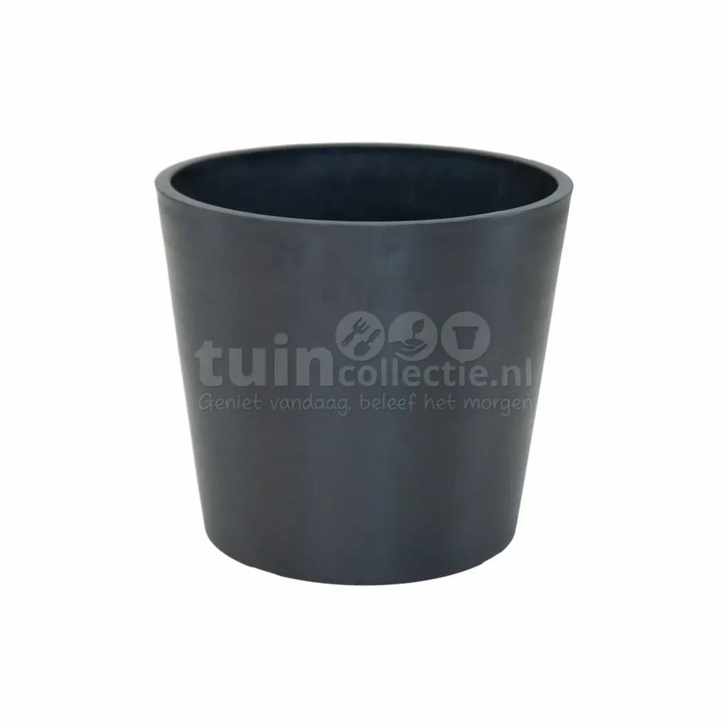 Bloempot Ecostone Zwart Ø30cm