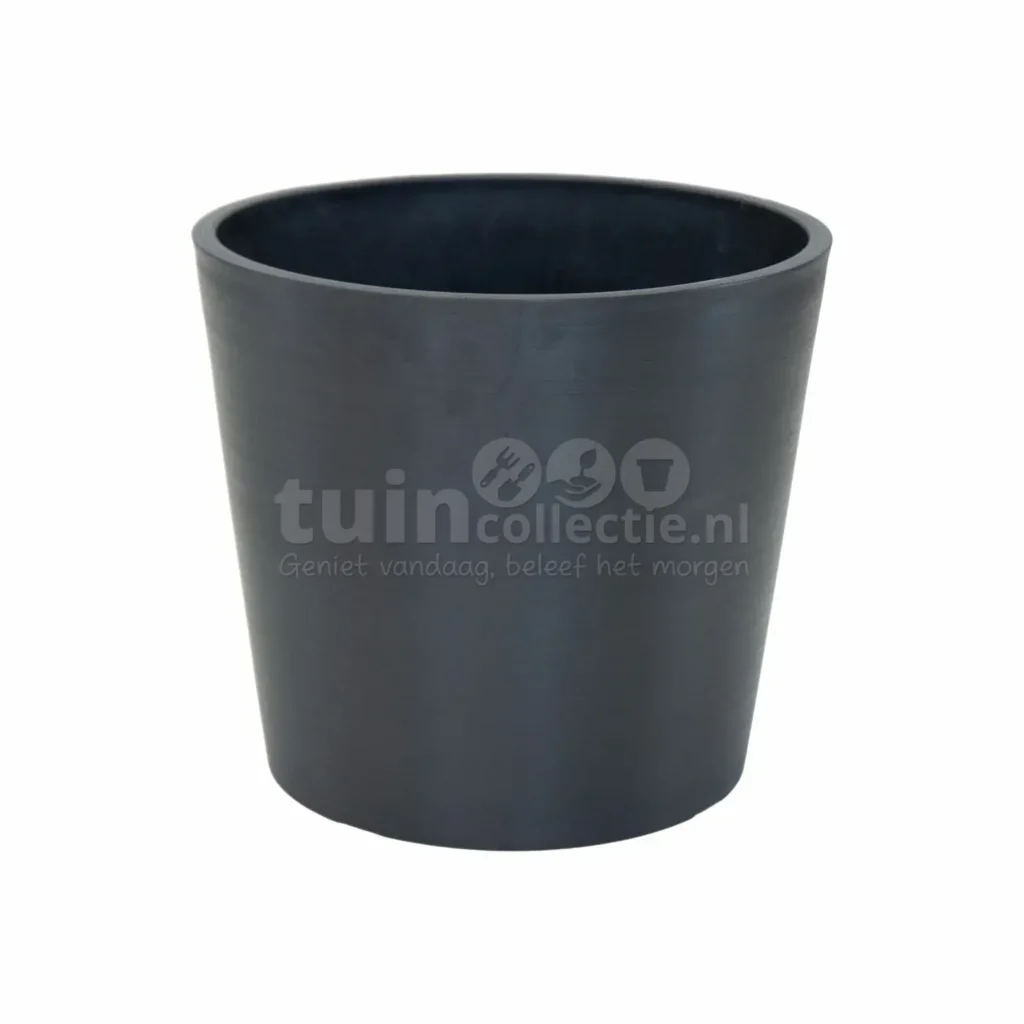 Bloempot Ecostone Zwart Ø50cm