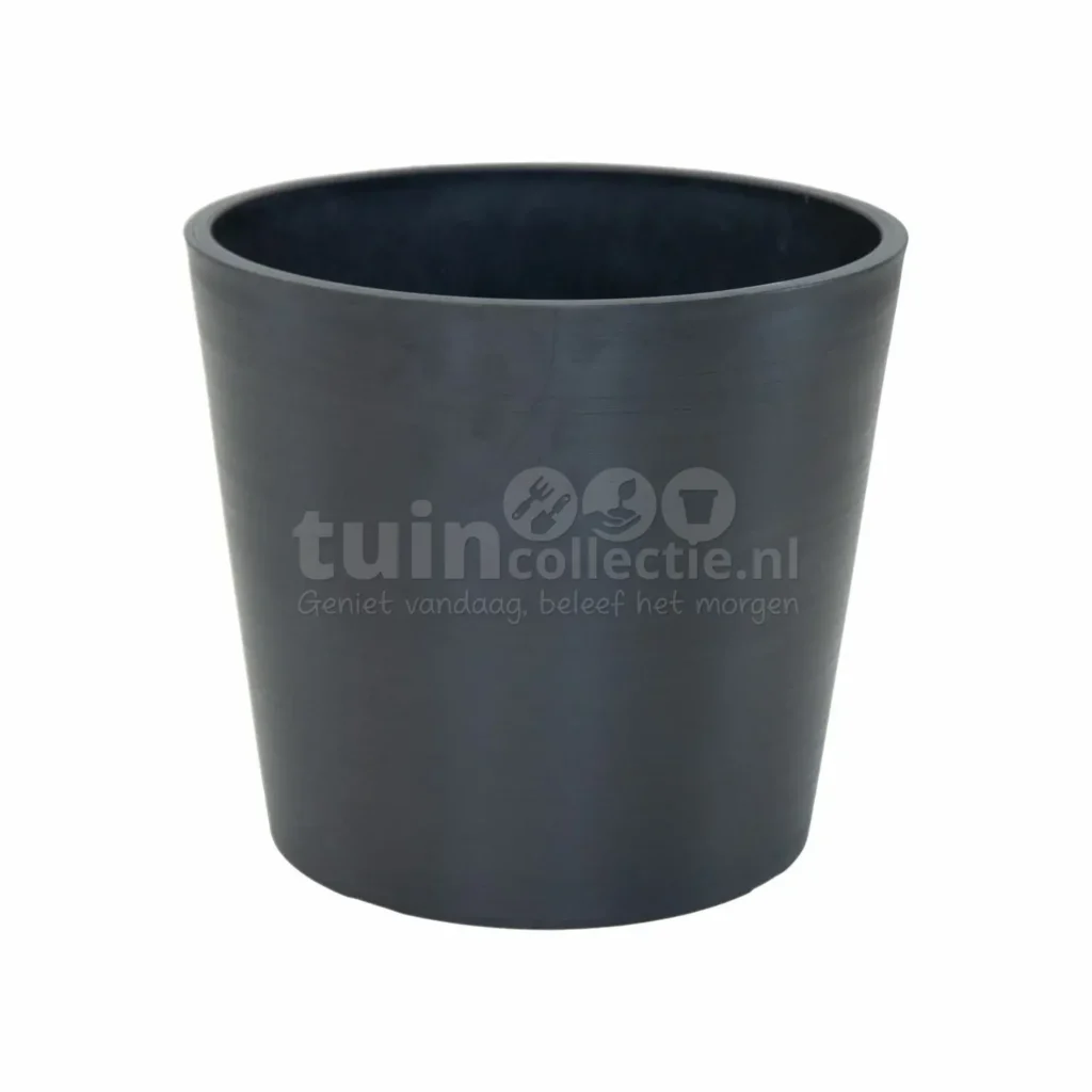 Bloempot Ecostone Zwart Ø58cm
