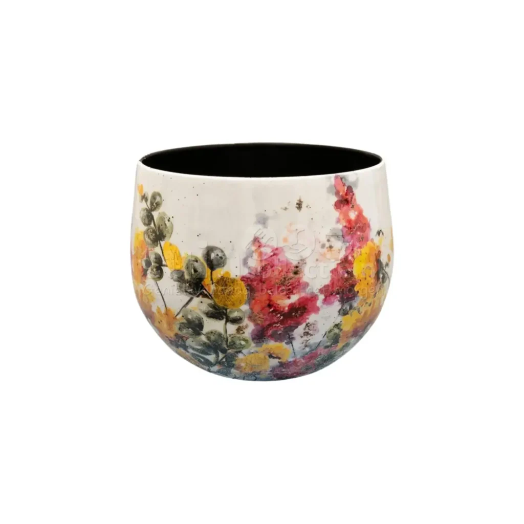 Bloempot Lammie Floral White Ø17cm