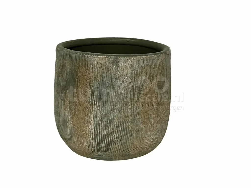 Bloempot Miami Groen Cement Ø19cm