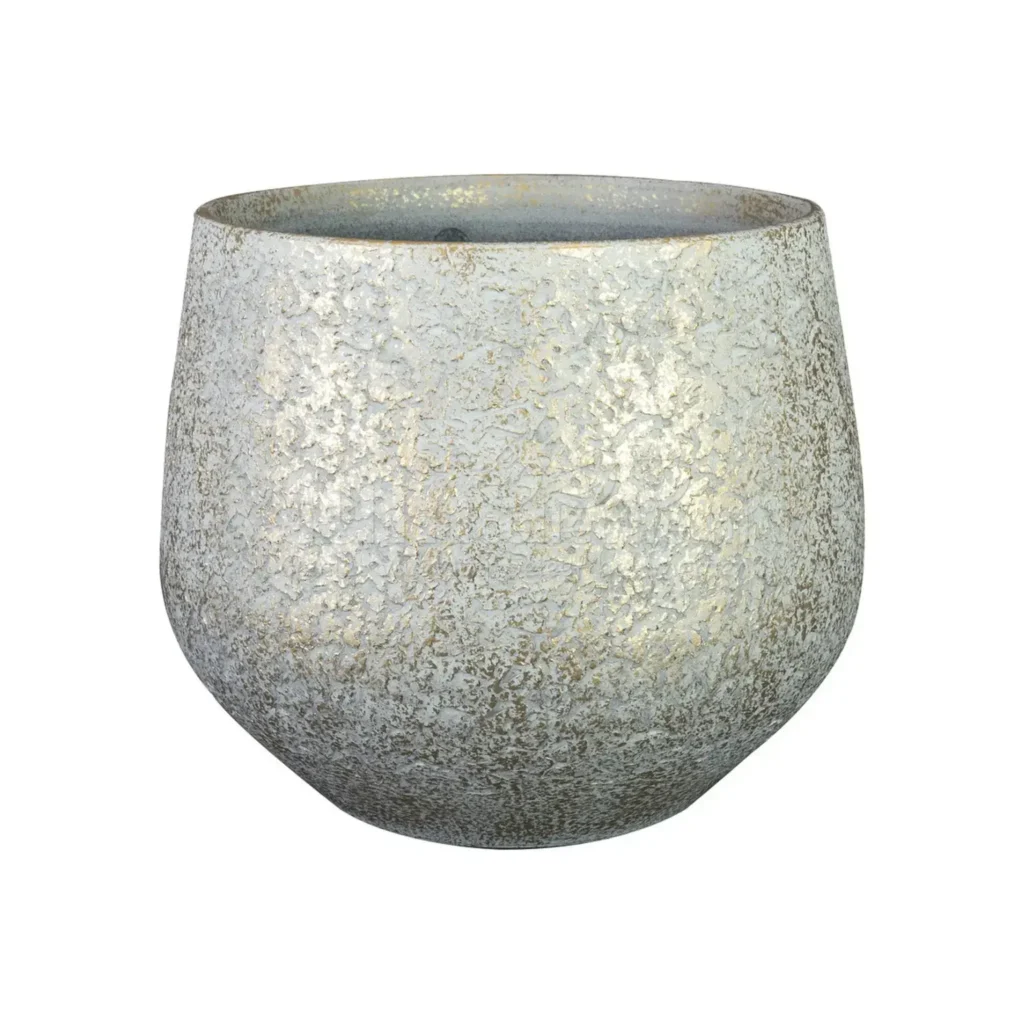 Bloempot Noor Metalic Grey Ø23cm
