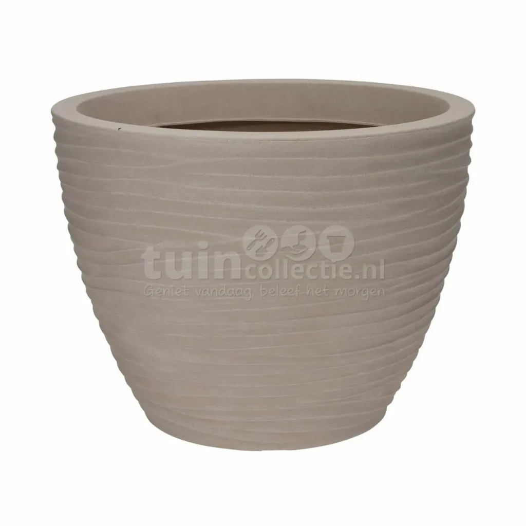 Bloempot Sylt Kunststof Ø50cm Zand
