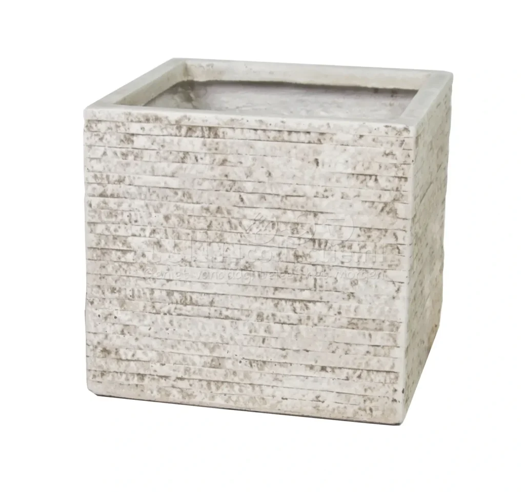 Bloempot Utah Cube Desert 44x44cm