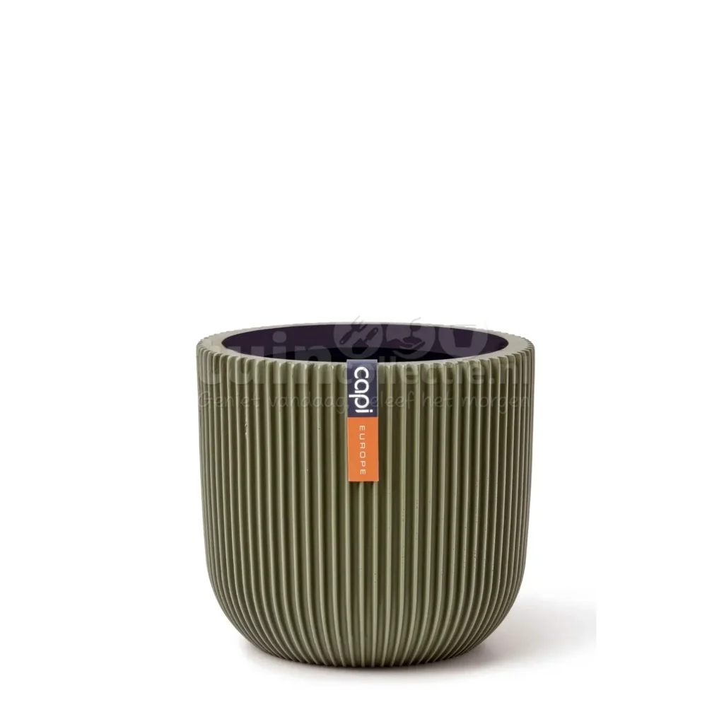 Capi Bloempot Pot Bol Groove Groen Ø9cm