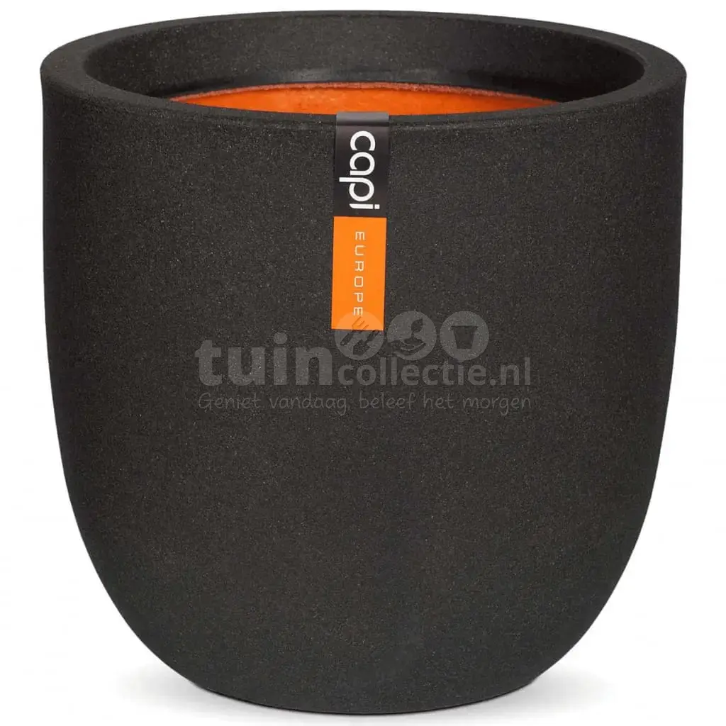 Capi Bol Smooth 35x34cm Zwart