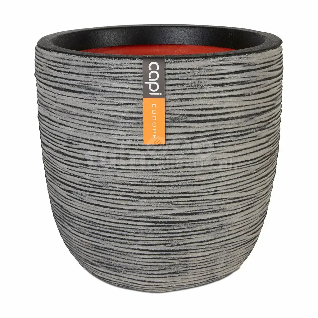 Capi Pot Bol Rib Ø35cm Antraciet