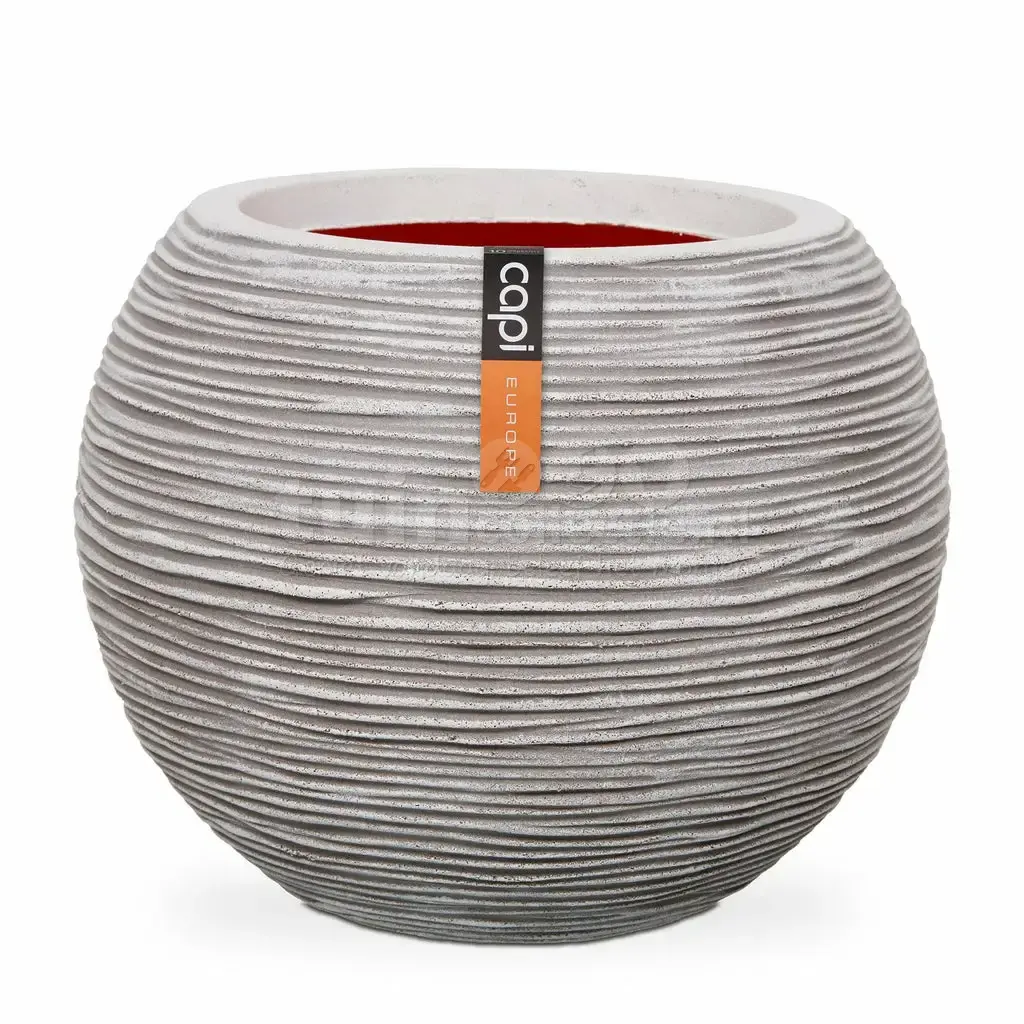 Capi Pot Bol Rib Ø40cm Ivoor