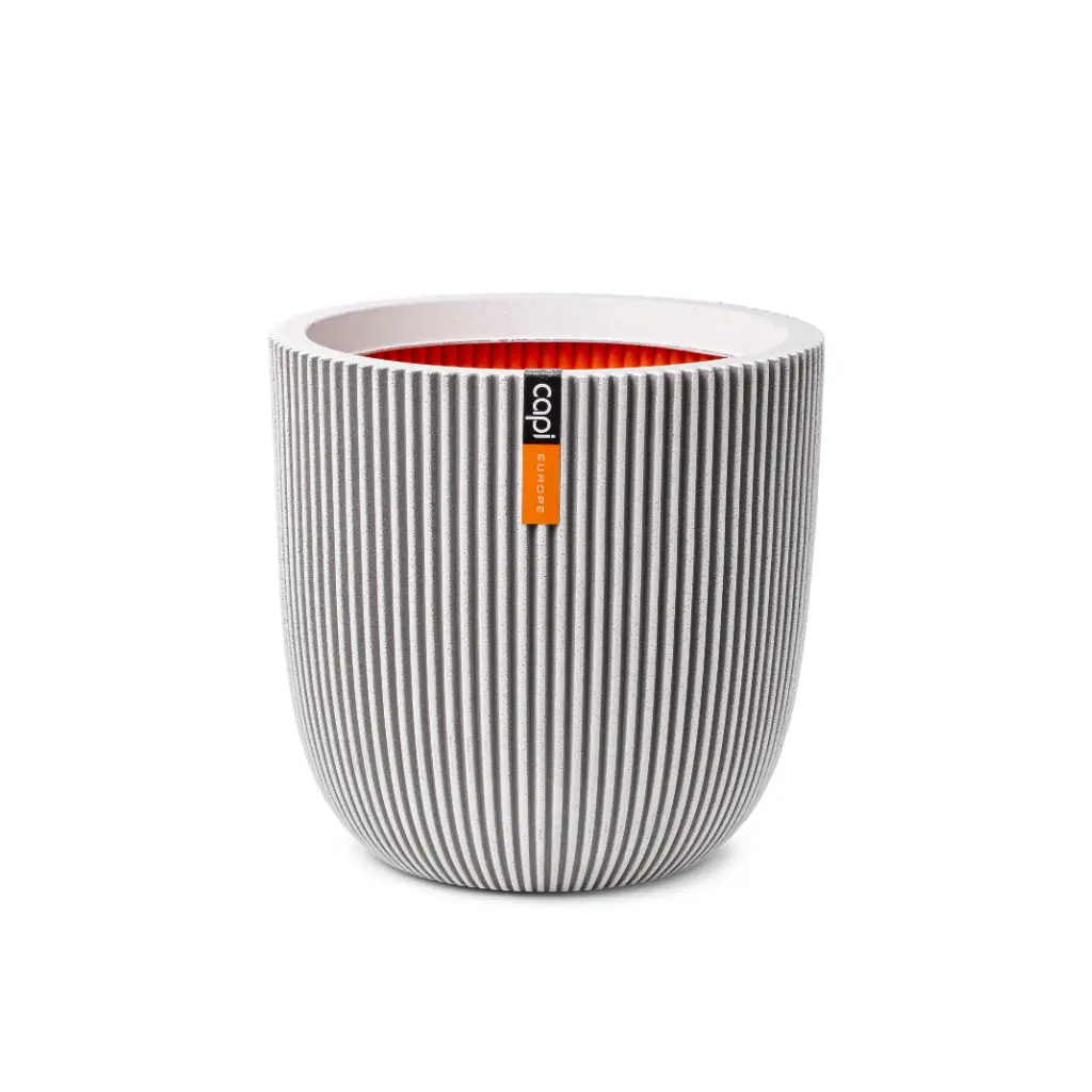 Capi Pot bol groove 43x41cm - Ivoor