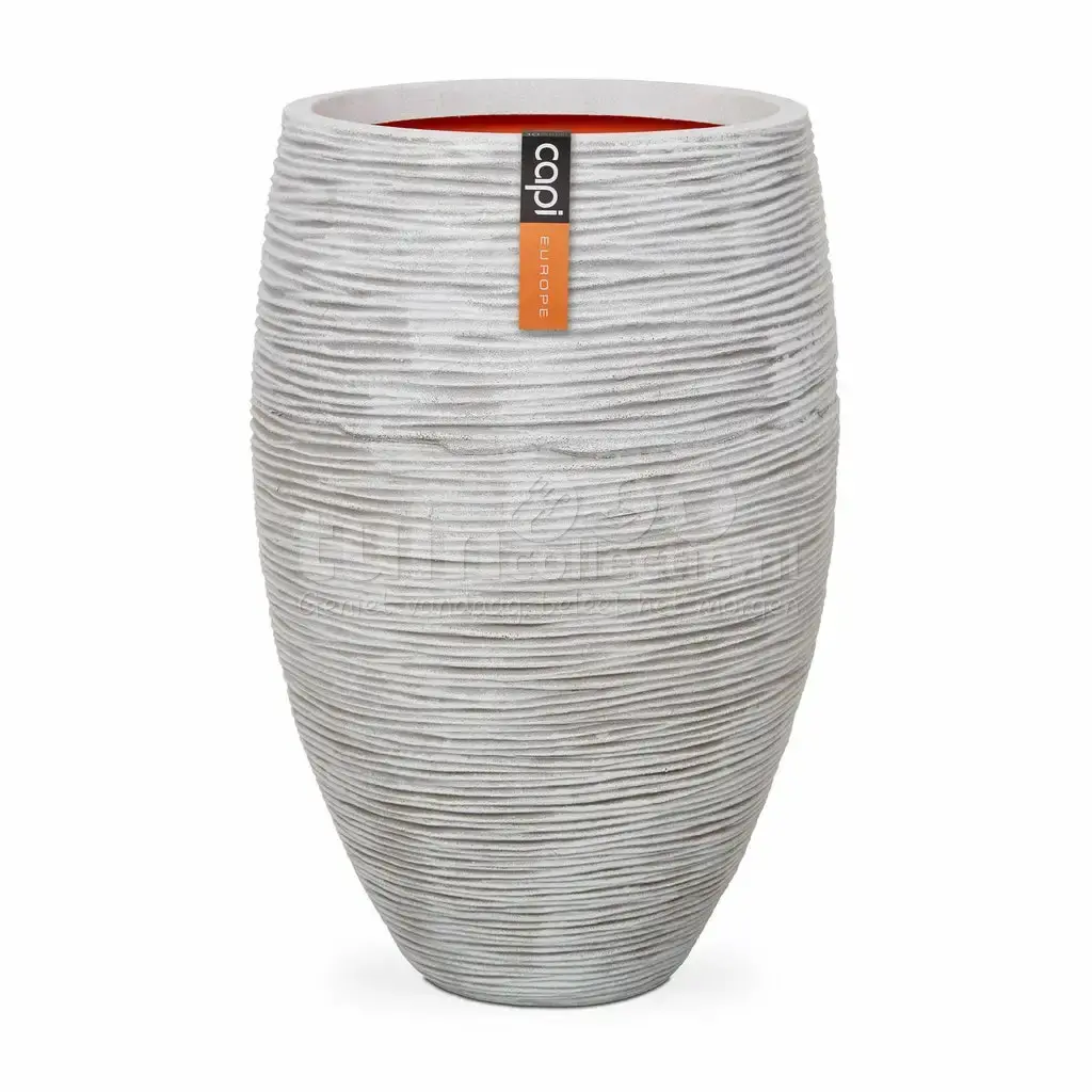 Capi Vaas Elegant Deluxe Rib Ivoor Ø56cm