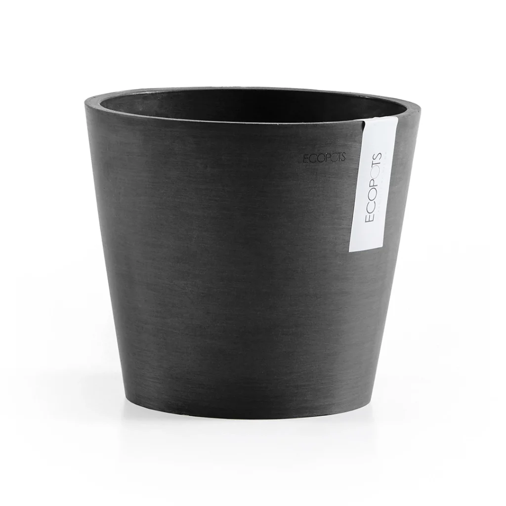Ecopots Bloempot Amsterdam Ø20cm - Donkergrijs