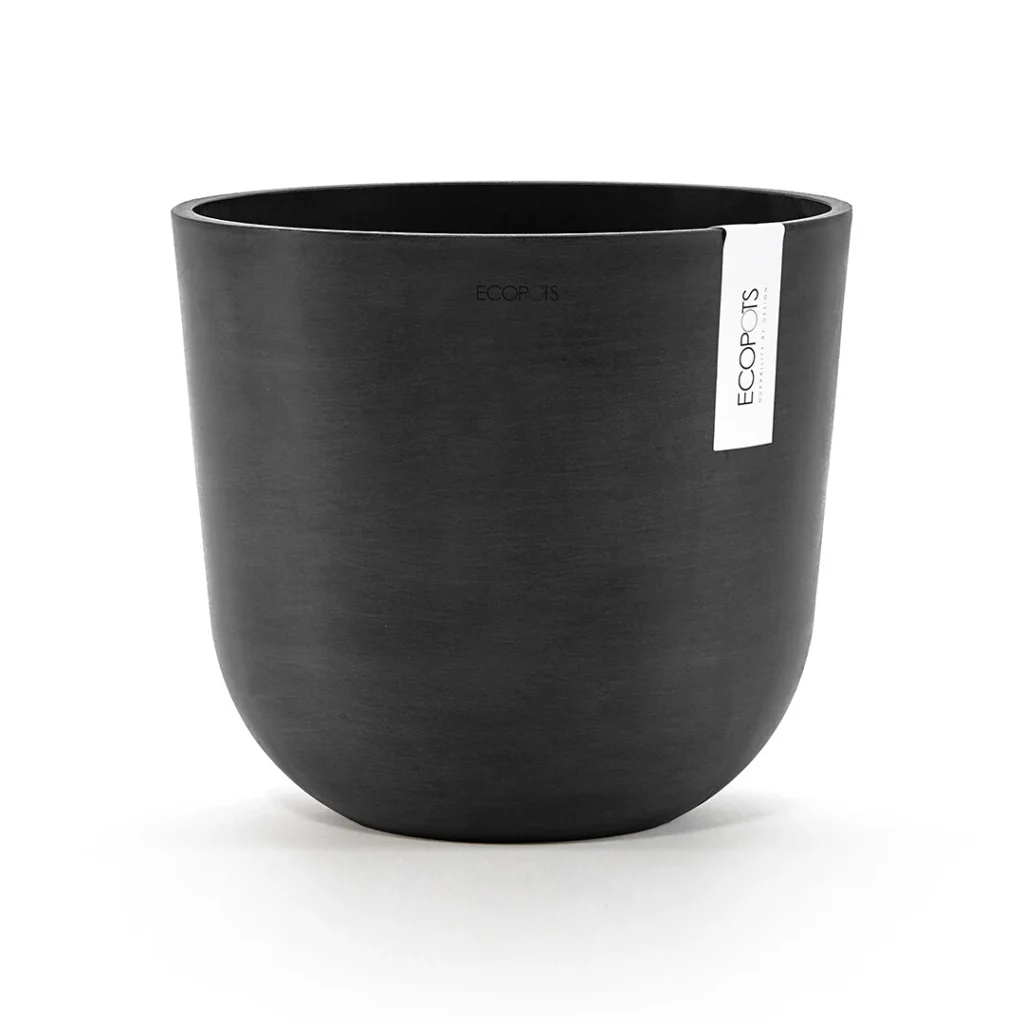 Ecopots Bloempot Oslo Ø25cm - Donkergrijs