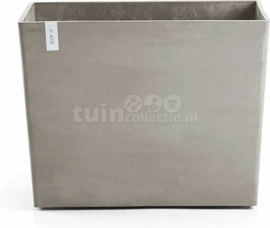 Ecopots Plantenbak Paris op Wielen Taupe 85cm