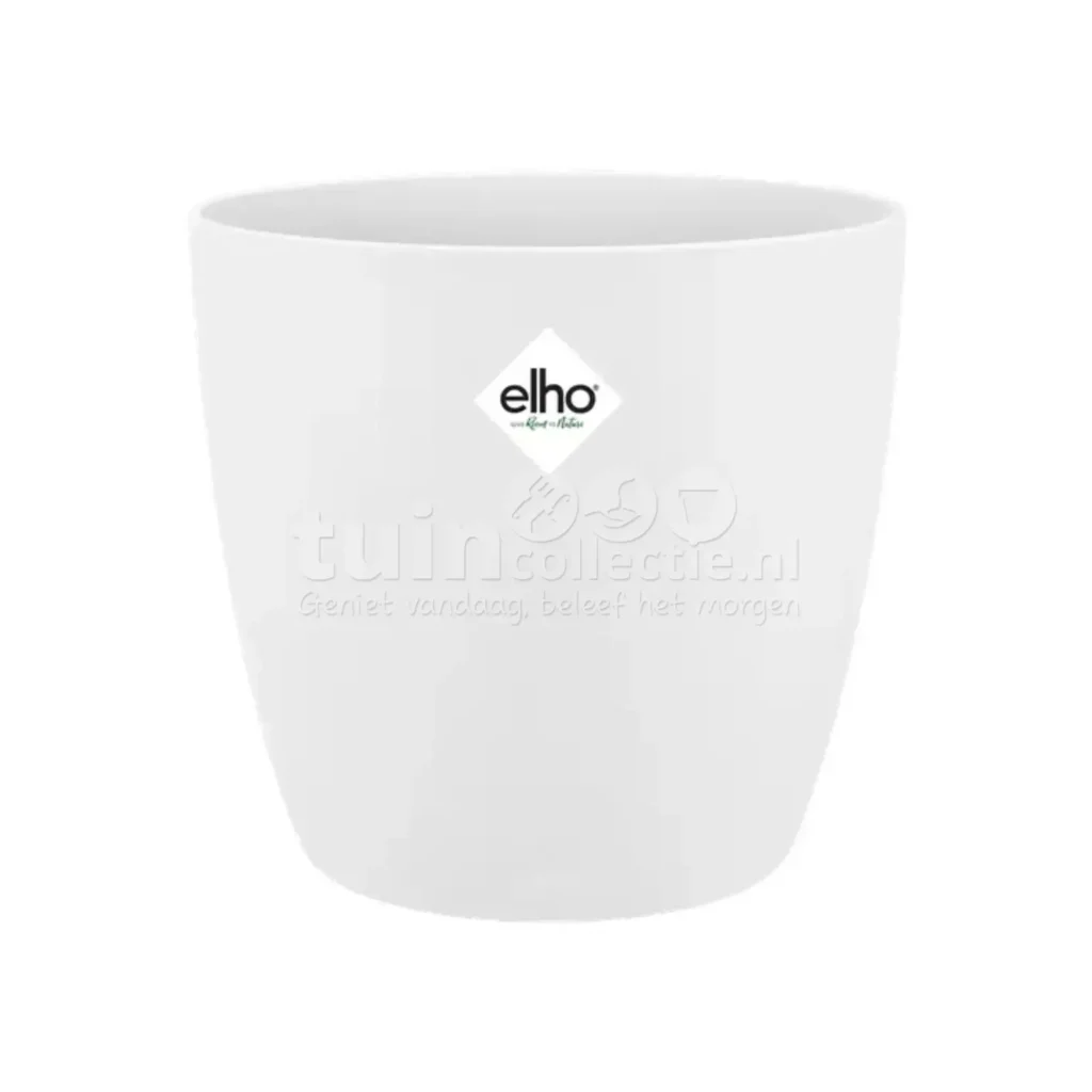 Elho Bloempot Brussels Rond Wit Ø30cm