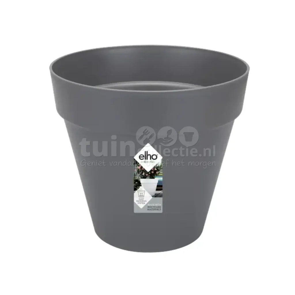 Elho Bloempot Loft Urban Rond Antraciet Ø25cm