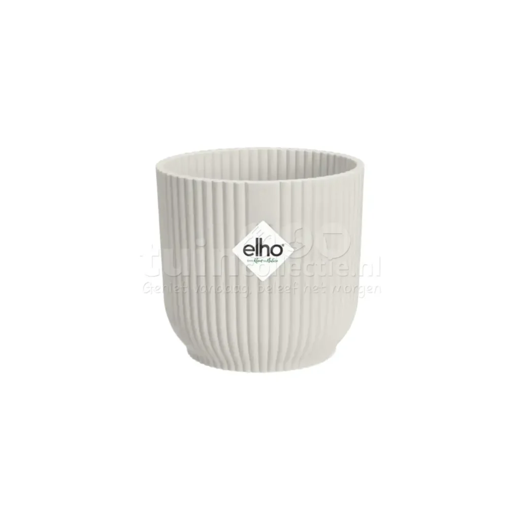 Elho Bloempot Vibes Fold Zijdewit Ø9cm