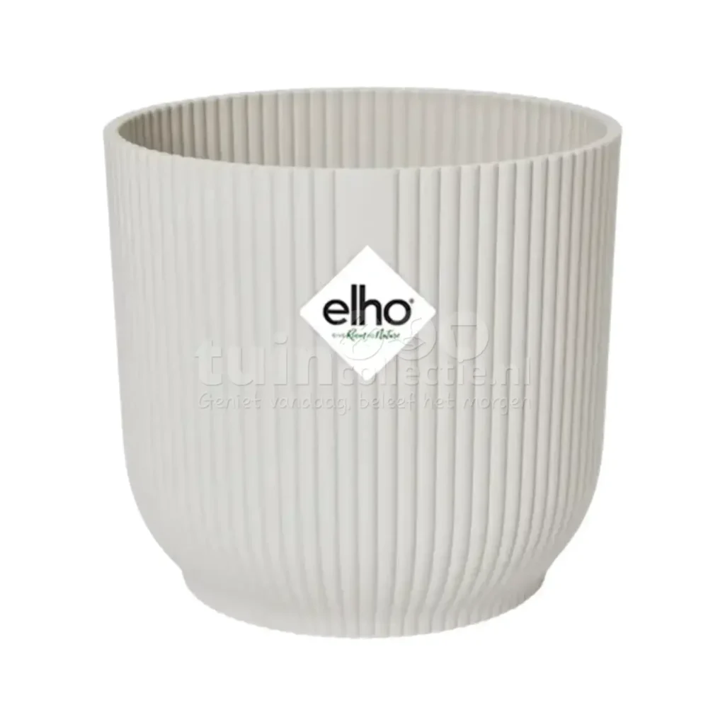 Elho Bloempot Vibes Fold Zijdewit met wielen Ø35cm