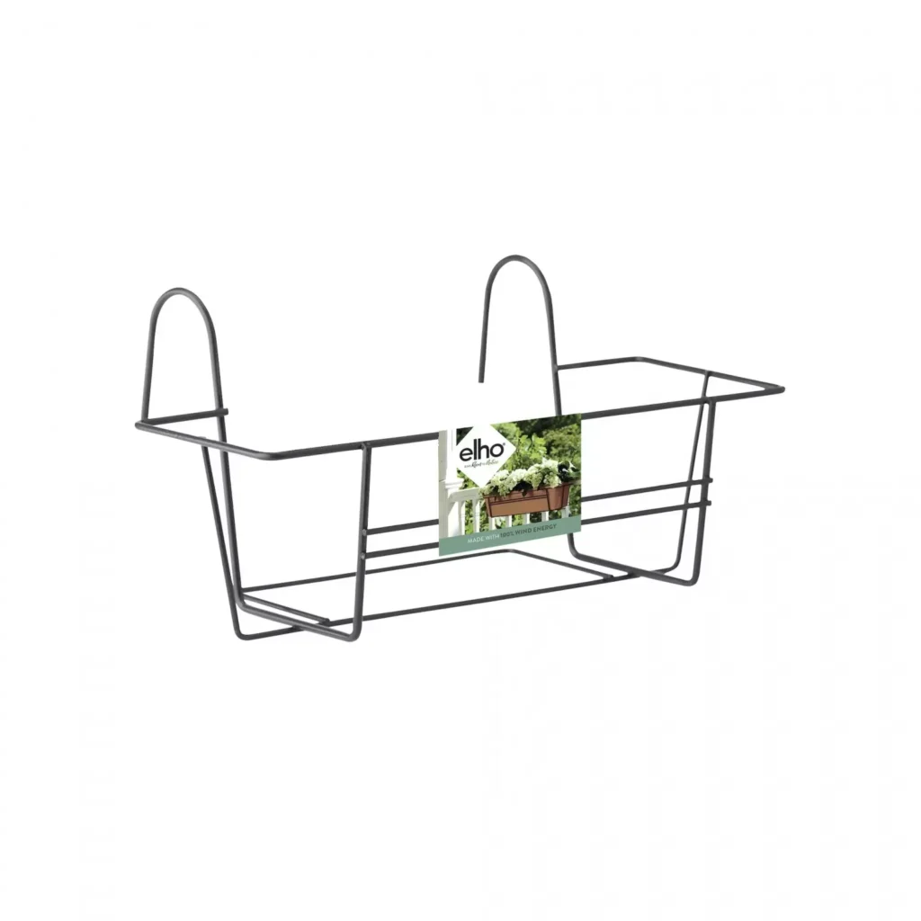 Elho Green Basics Balkonrek Metaal Antraciet 50cm