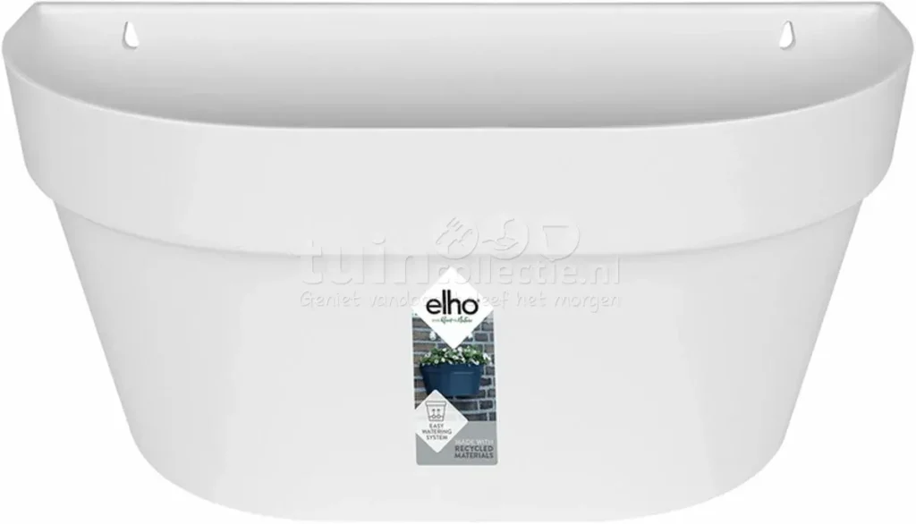 Elho Muur Bloempot Loft Urban Wit 40cm