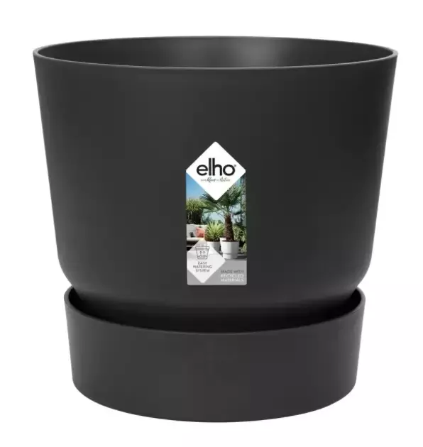 Elho pot greenville 25cm living black