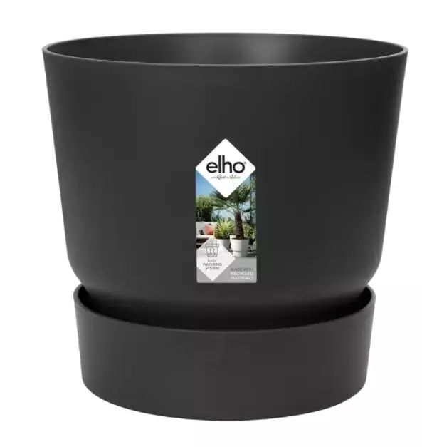 Elho pot greenville rond Ø20cm living black