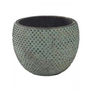 Fay blauw grijs bloempot binnen 18x14 cm