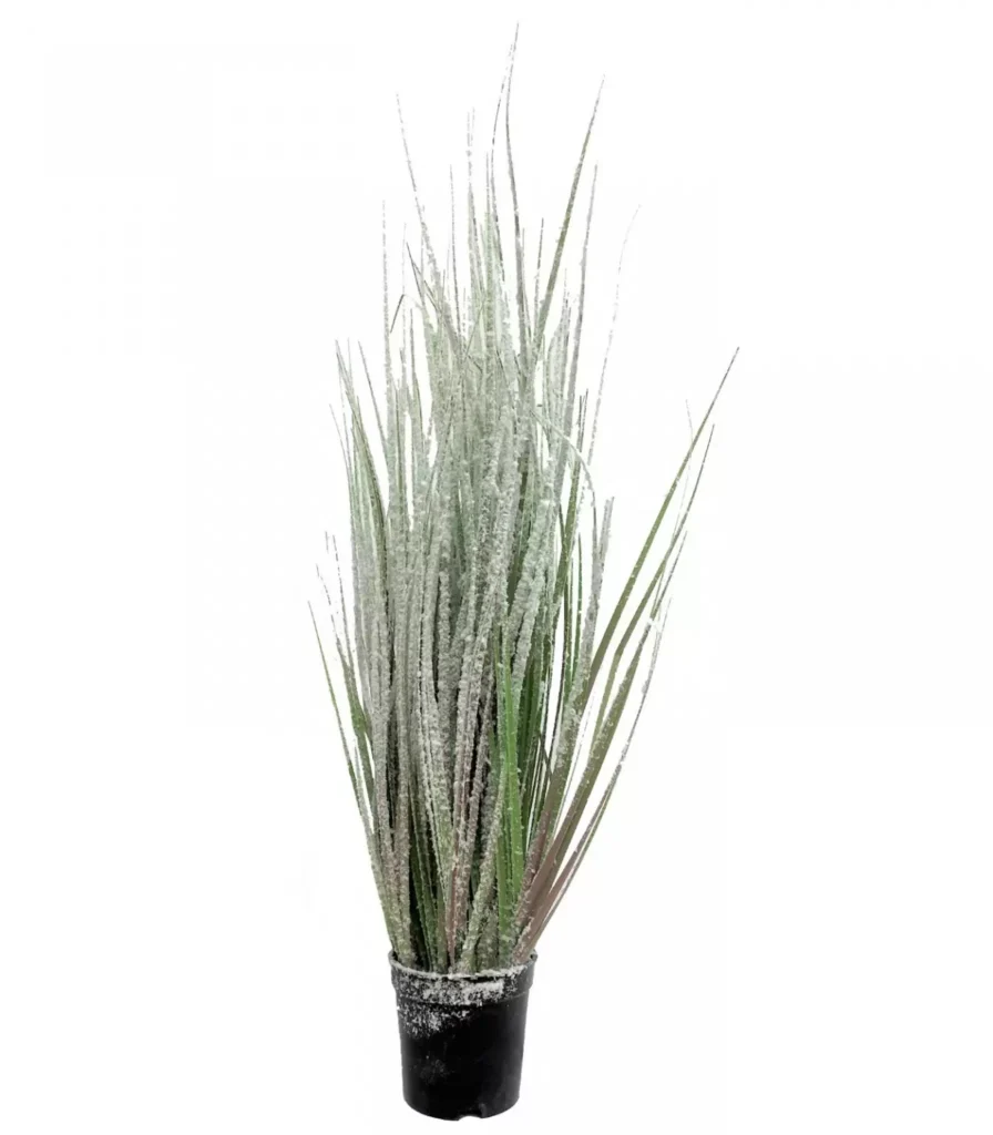Kunstplant Siergras met Sneeuw 70cm