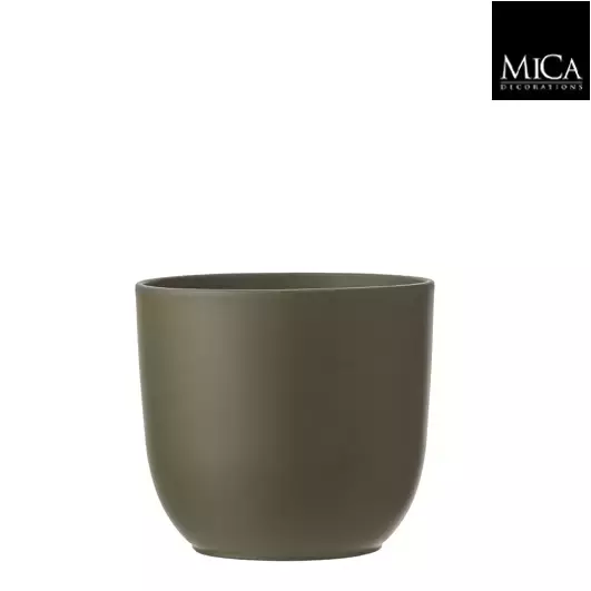 Mica Decorations tusca pot groen 17x16cm