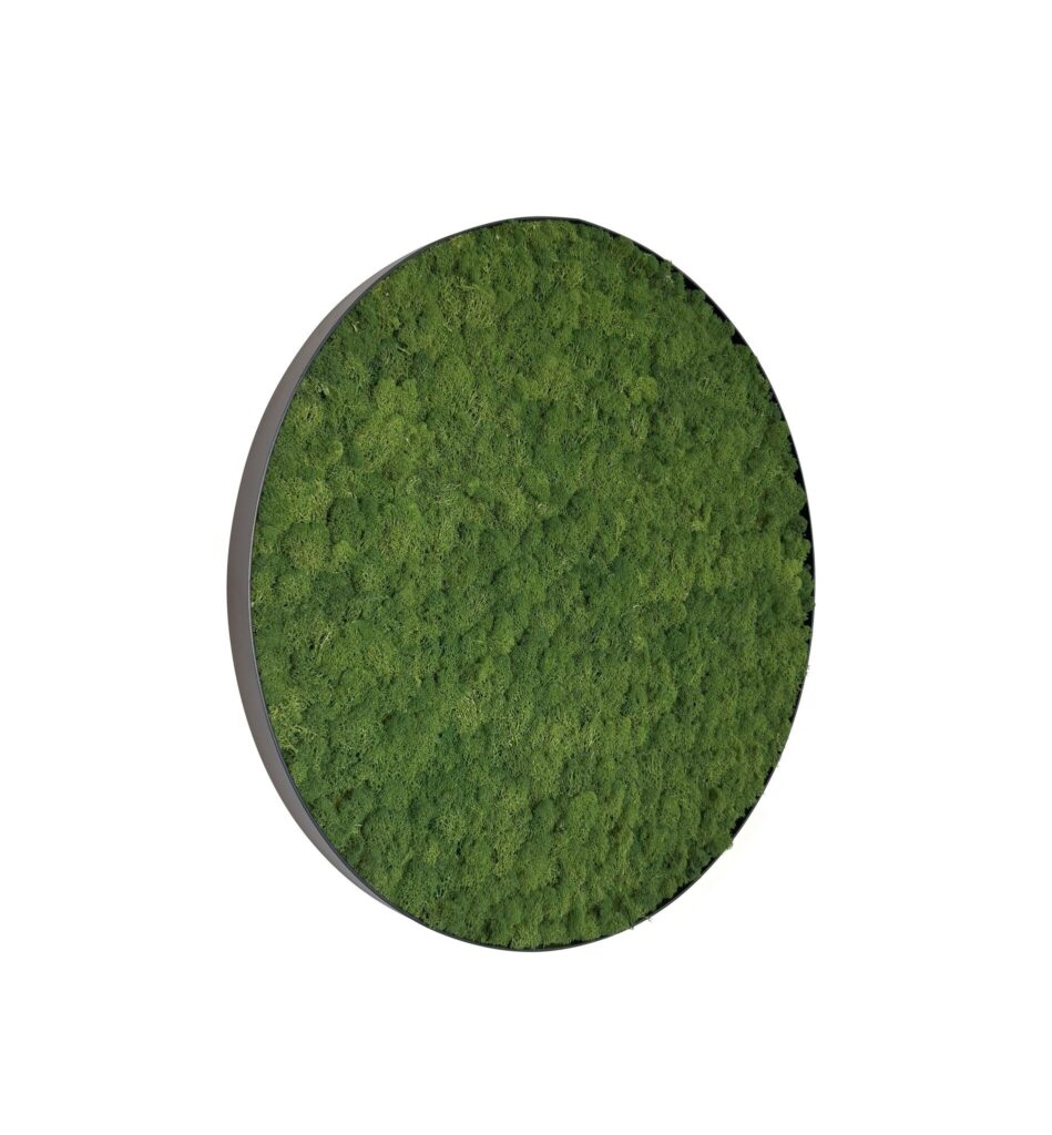 Mosschilderij Fay Metal 80cm.