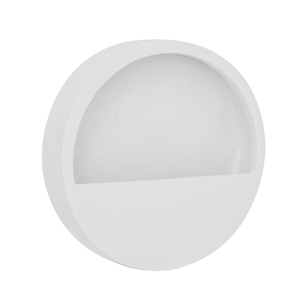 Muur bloempot Wally M glossy wit