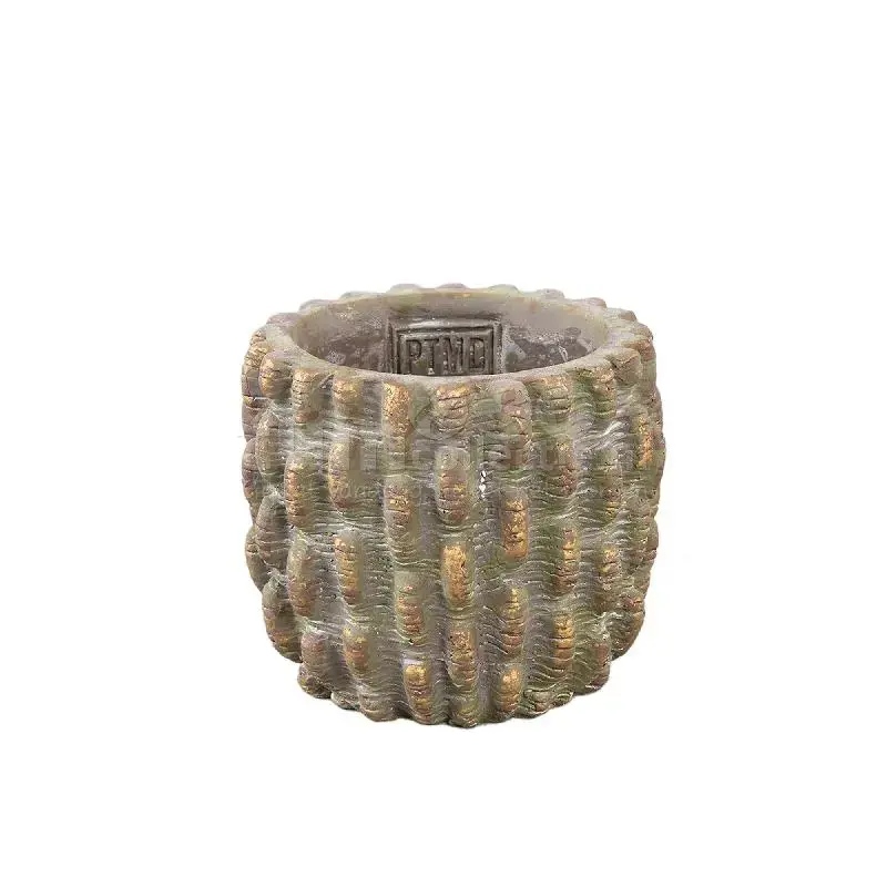 PTMD Bloempot Denise Brown Ø9cm