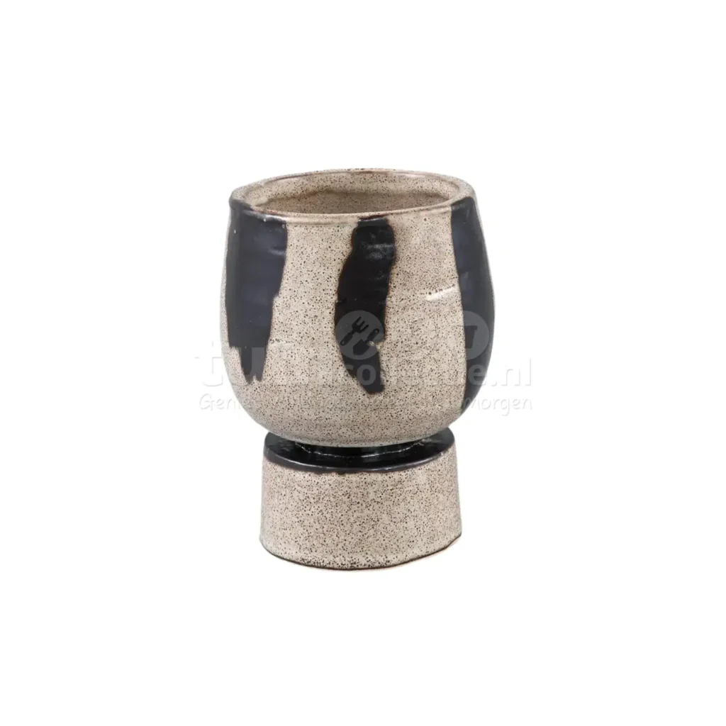 PTMD Bloempot Layiah Bruin 10,5cm