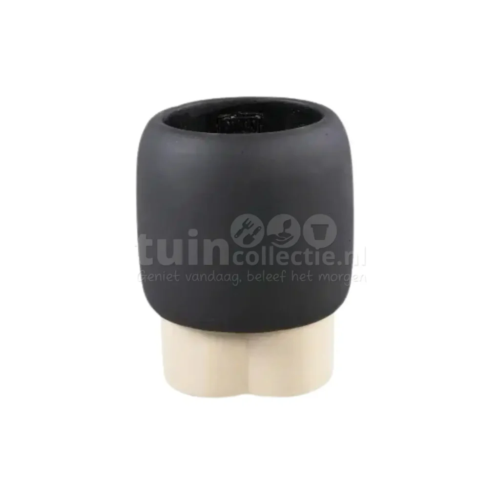 PTMD Bloempot Neasa Bruin Ø17cm