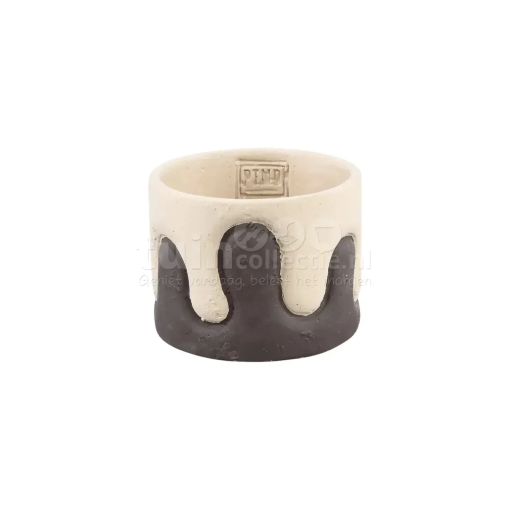PTMD Bloempot Shelomi Créme Ø12cm