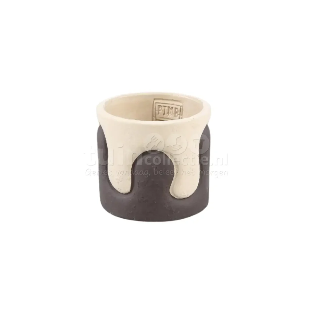 PTMD Bloempot Shelomi Créme Ø9cm