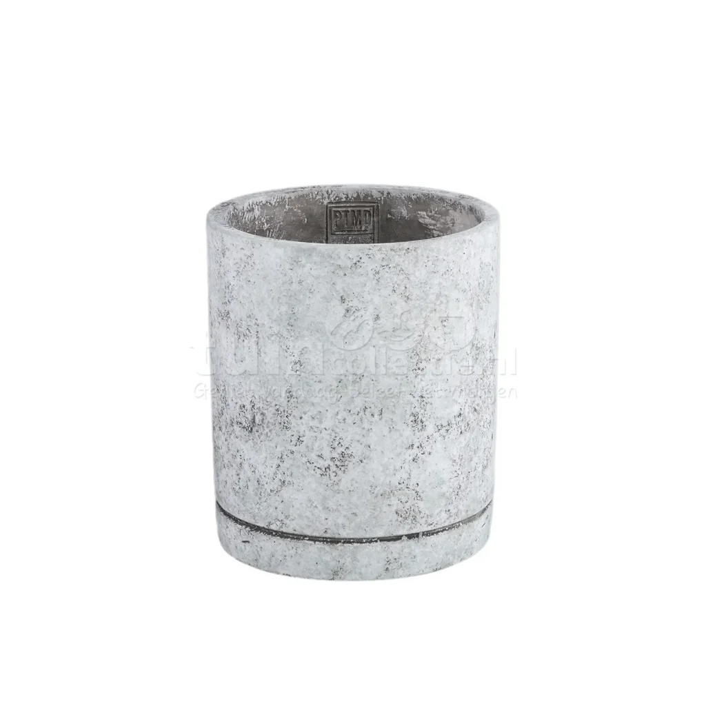 PTMD Bloempot Vic Cement Grijs Ø17cm
