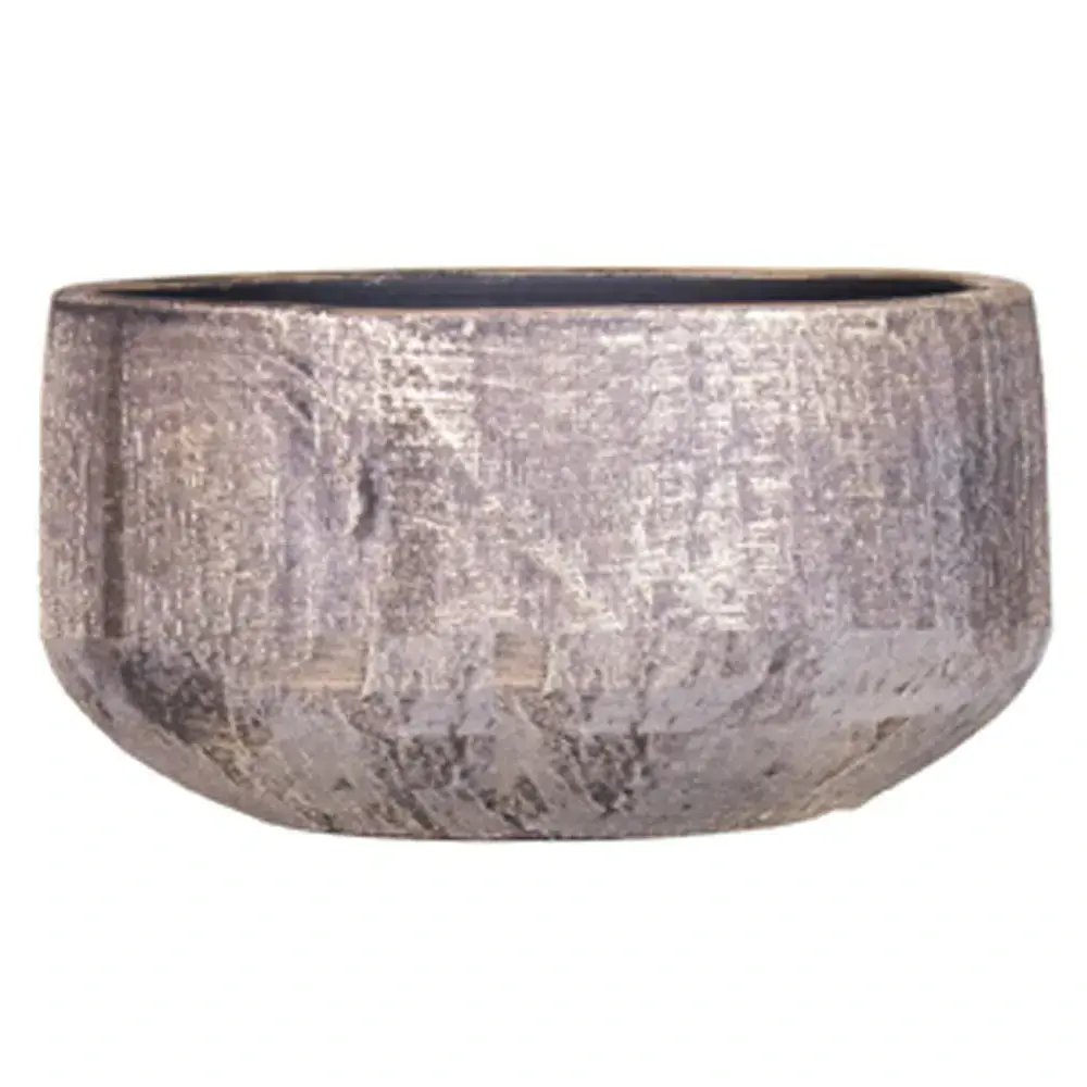 Schaal madeira d28h13cm goud