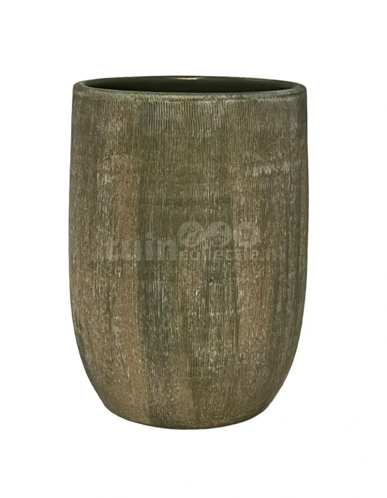 Vaas Miami Groen Cement Ø26cm