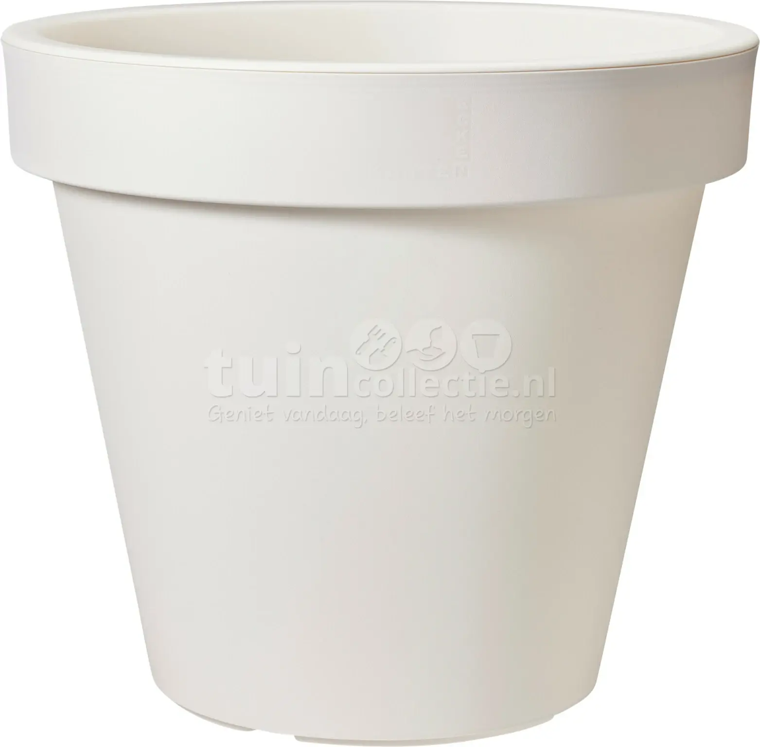 Bloempot Kunststof Ø30cm Wit