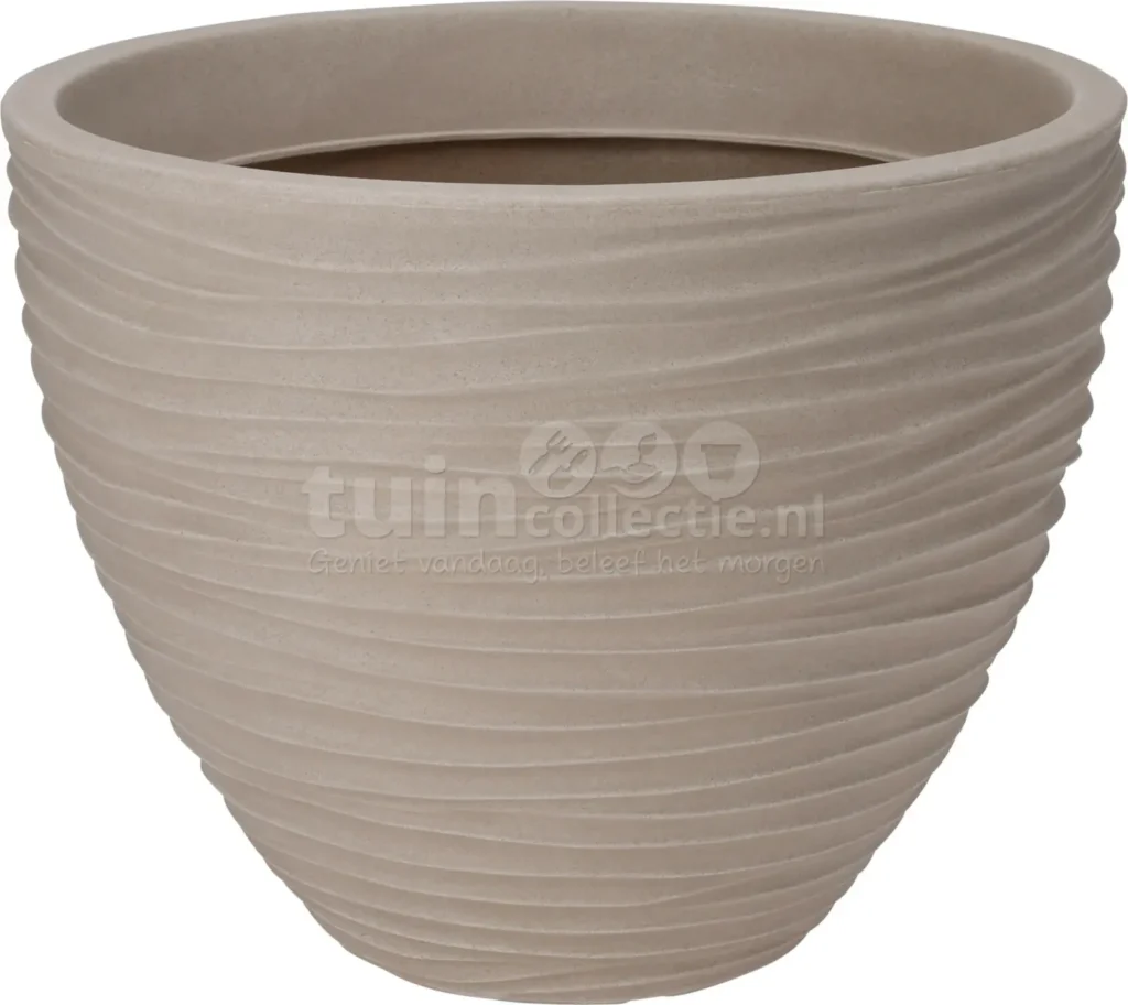 Bloempot Sylt Kunststof Zand Ø40cm