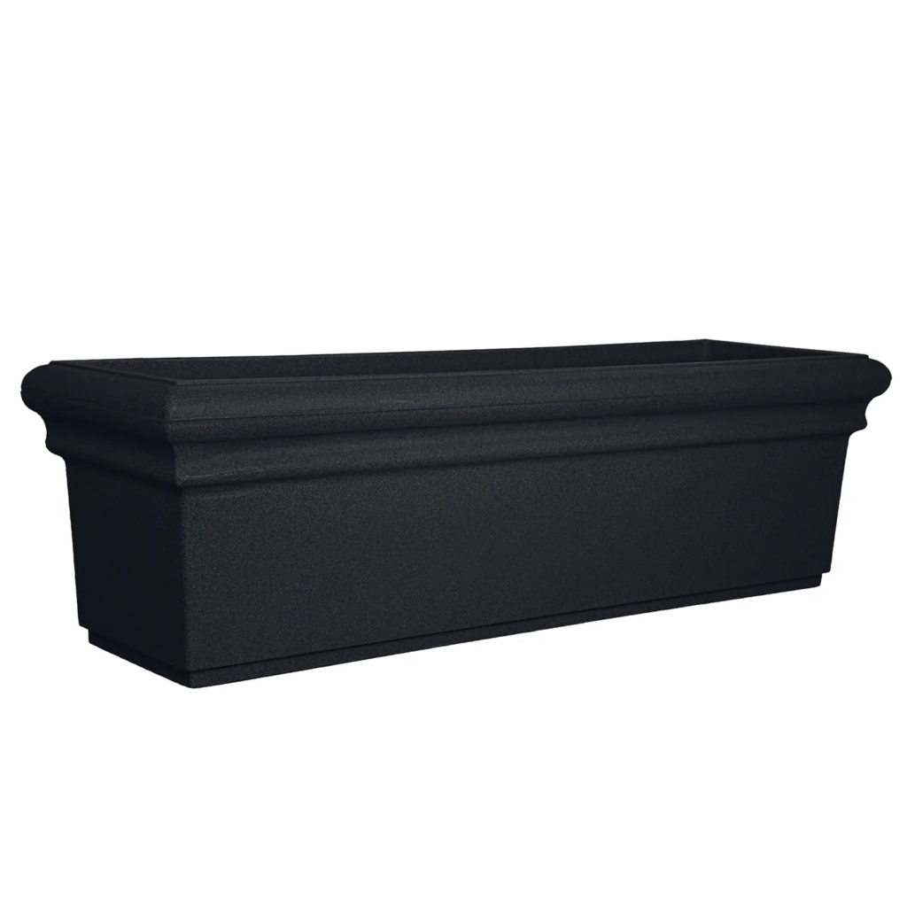 90L zwarte raamplantenbak bloempot Prestige - Prestige