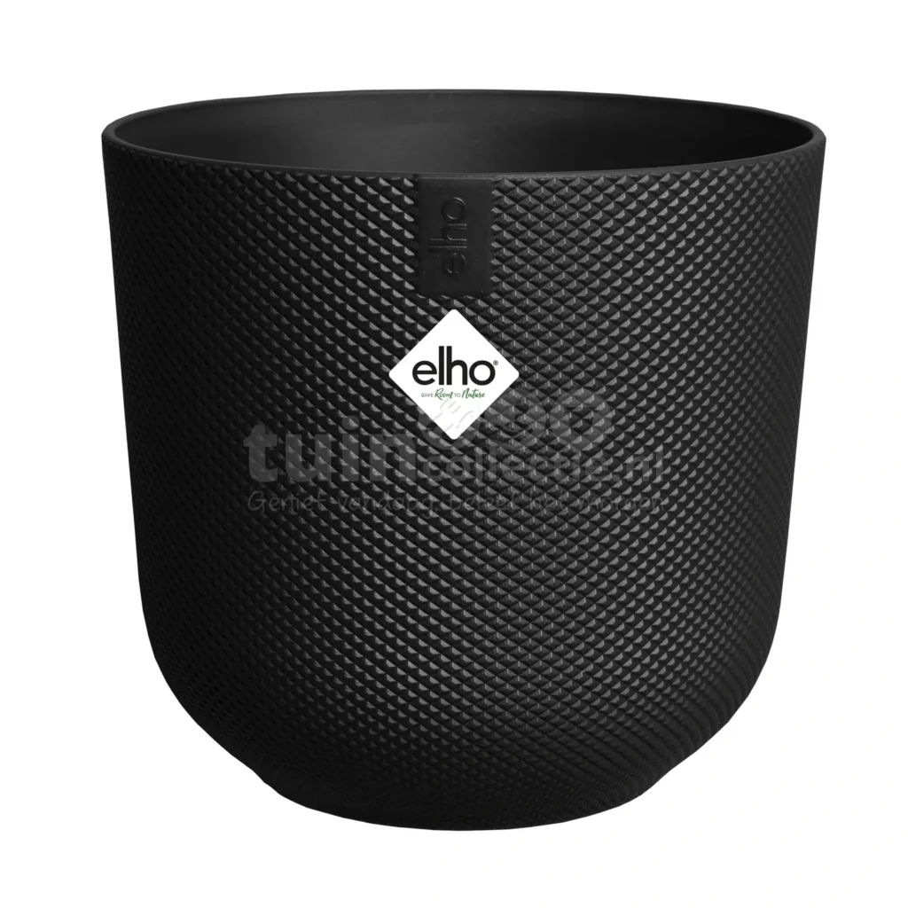 Elho Bloempot Jazz Rond Zwart Ø17cm