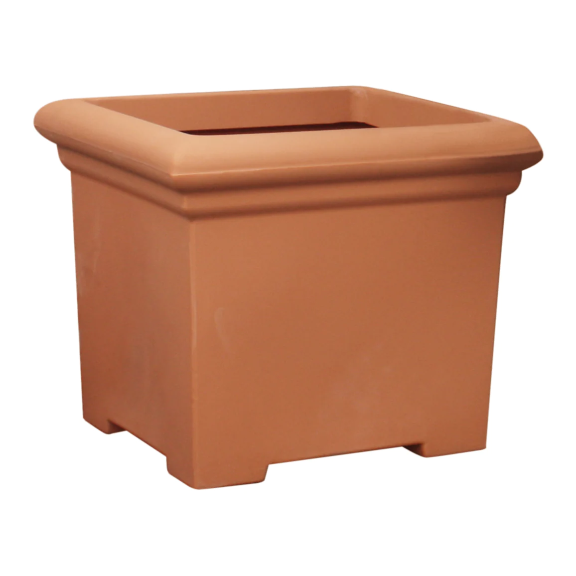 Grote vierkante 400l terracotta plantenbak bloempot Prestige - Prestige
