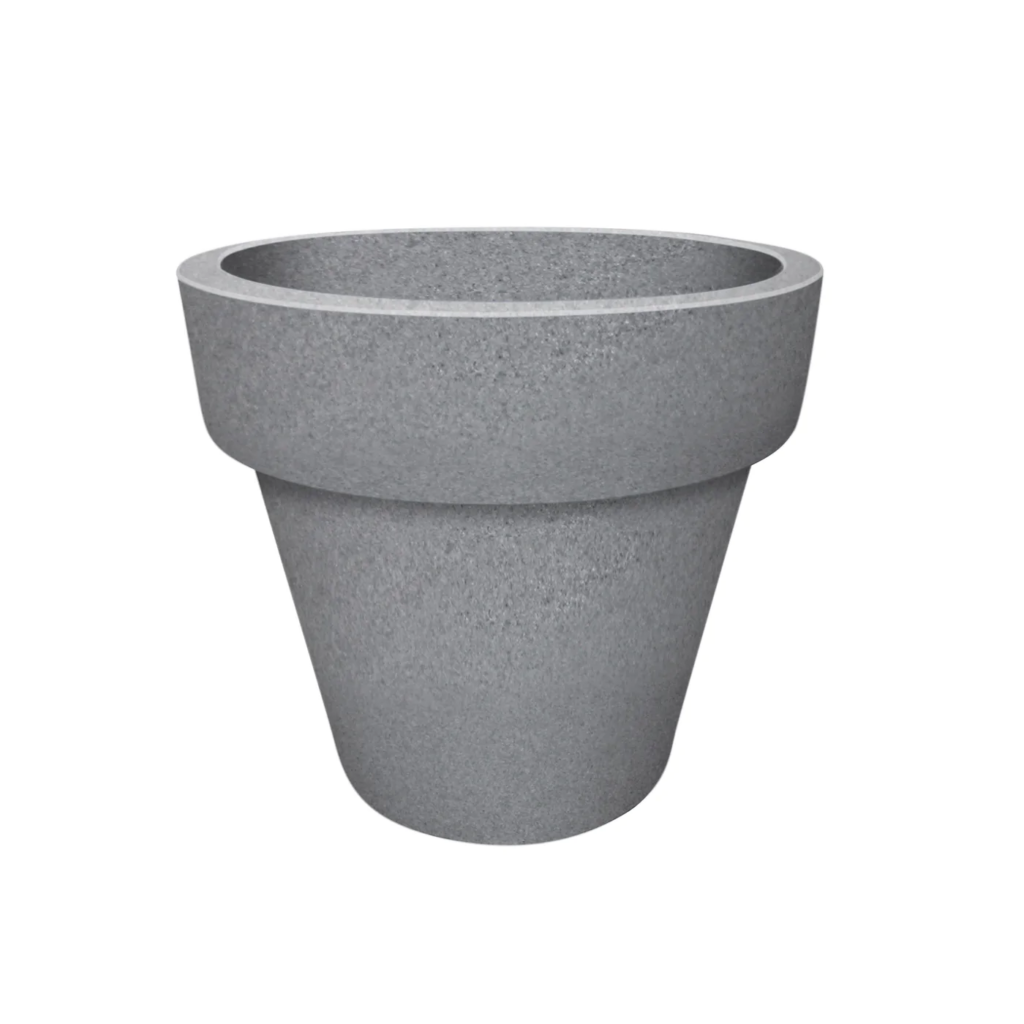 Kauri grote ronde 250L grijze plantenbak bloempot Prestige - Prestige