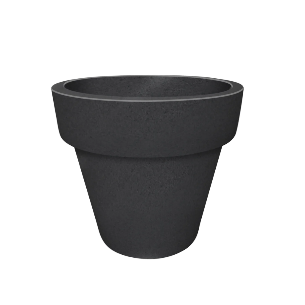 Kauri grote ronde 250L zwarte plantenbak bloempot Prestige - Prestige